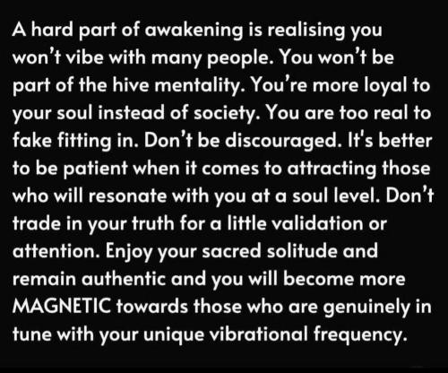 A hard part of awakening