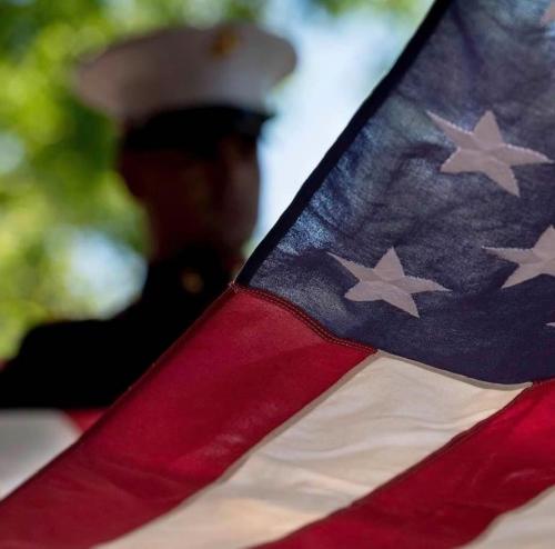 Flag - With Marine