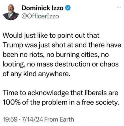 No riots yet