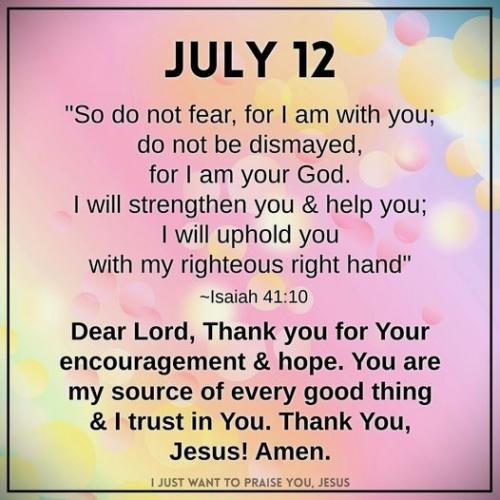 071424 - Encouragement - Isaiah 41-10