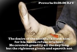 072324 - Slothful - Proverbs 21 25-26
