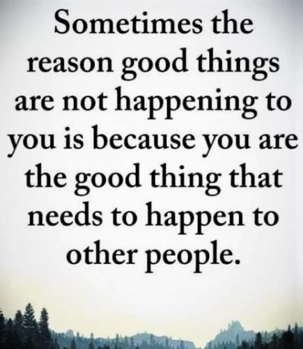 070224 - Good thing to others
