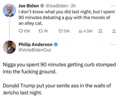 BIDEN GOT BITCH SLAPPED  GETTR