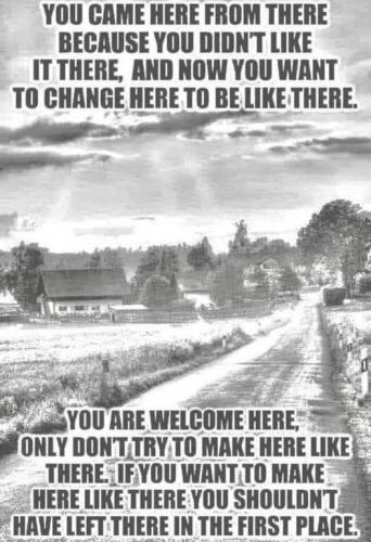 You came from there