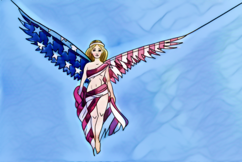 Angel at the trump Rally 24