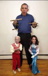 Obama, Democrats, Liberals, PuppetMaster -- Kamala Harris and Biden Puppets