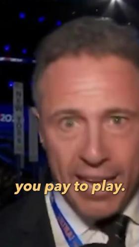 Chris Cuomo, DNC Convention 2024 -- You Pay to Play