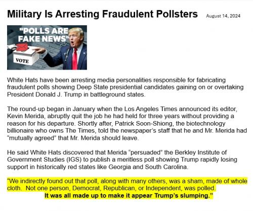 MilitaryArrestingPollsters