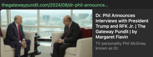 Dr Phil interviews