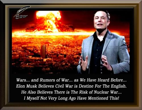 Elon Musk Warns of War