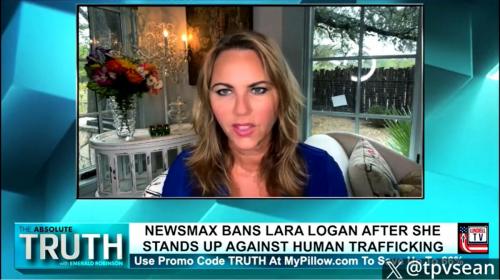Lara Logan Ban by NEWSMAX after Speaking on Child Trafficing