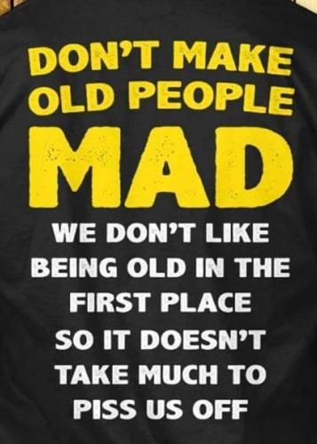 old people pissed