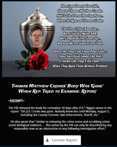 Cremation Furnace ~Coreners Report~ Website Invite