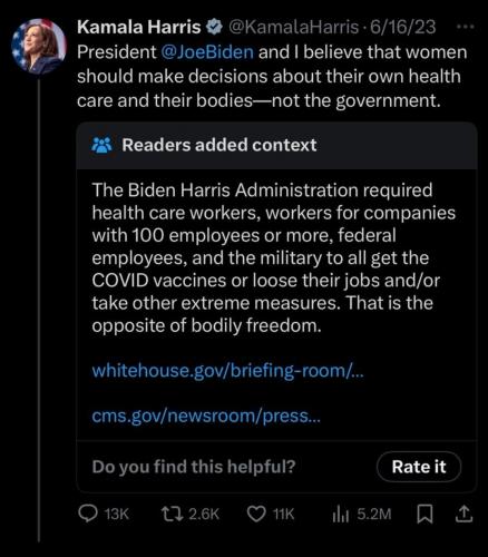 HARRIS AT IT AGAIN   GETTR