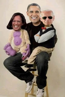 Obama, Democrats, Liberals -- Kamala Harris and Biden Puppets