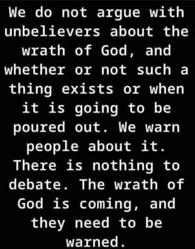 Wrath of God Warning