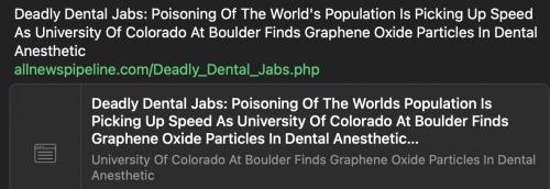 Dental graphene