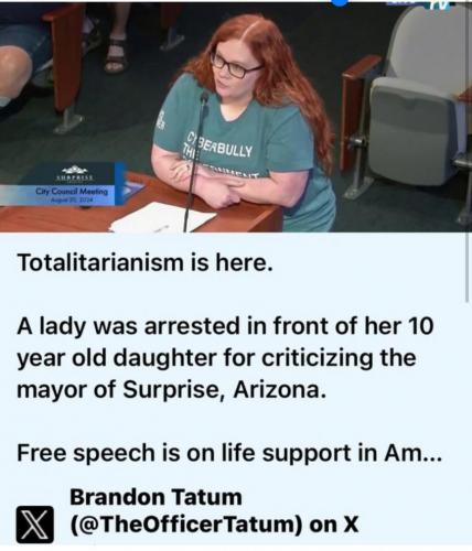 arrested