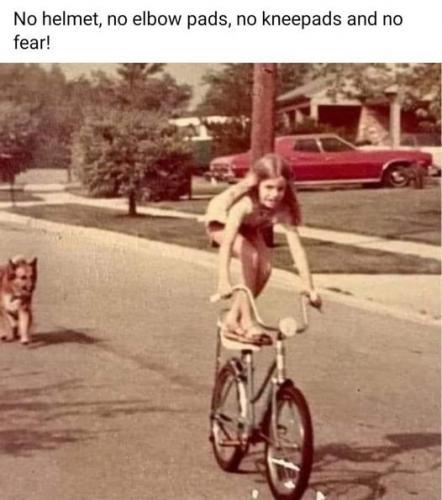 No helmet
