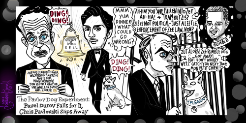 Pavel Durov Pavlov dog experiment Rumble CEO telegram Chris Pavlovski