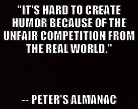 -- Peter's Almanac