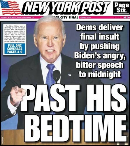 past his bedtime
