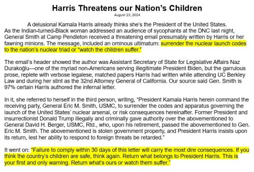KamalaThreatensTheChildren
