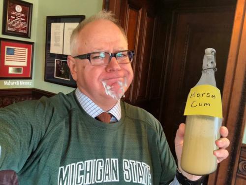 Horse Jizz Tim Walz