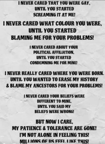 didnt care