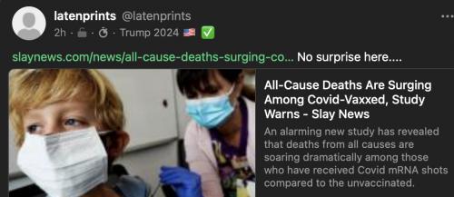 Vax deaths surge