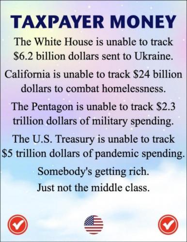 TAXPAYER MONEY