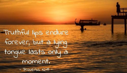 083024 - Truthful lips, Proverbs 12 - 19