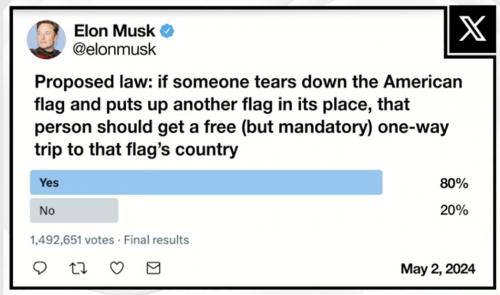 Musk &  flag