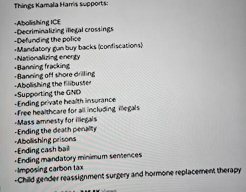 kamala agenda
