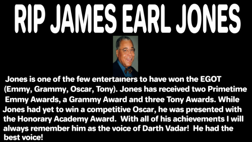 RIP James Earl Jones