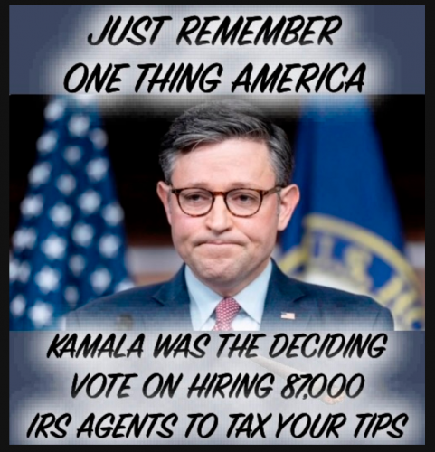 Kamala hired 87000 IRS Agents