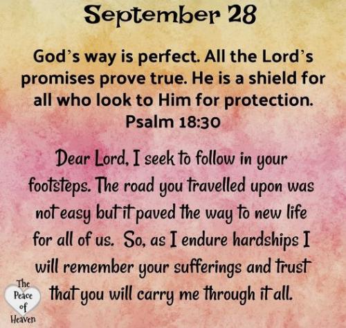 092824 - God's perfect way; Ps 18-30