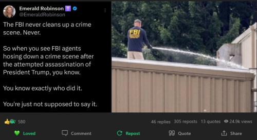 FBI Never Cleans a Crime Scean