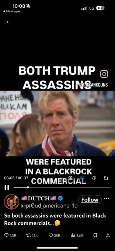 Trump Assassination Attempt2, Ryan Wesley Routh  (BlackRock Commercial Ad)  Trump International Golf Club, West Palm Beach, Florida (9-15-2024)