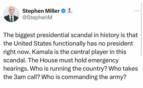 who is in charge