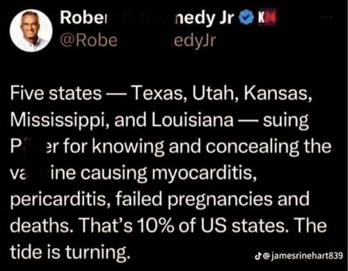 5 states sue Pfizer