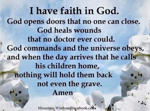090324 - Faith in God