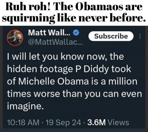 Ruh Roh Obamas are squirming