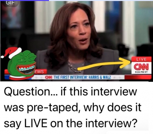 Kamala Pre Taped or Live