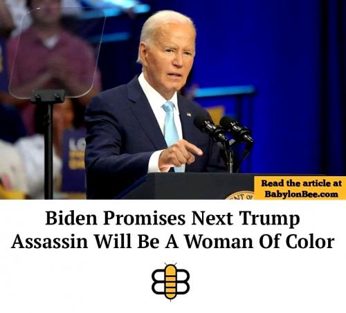 Biden Promises NEXT Assassin