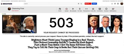 Brighteon's  Censorship BullShT
