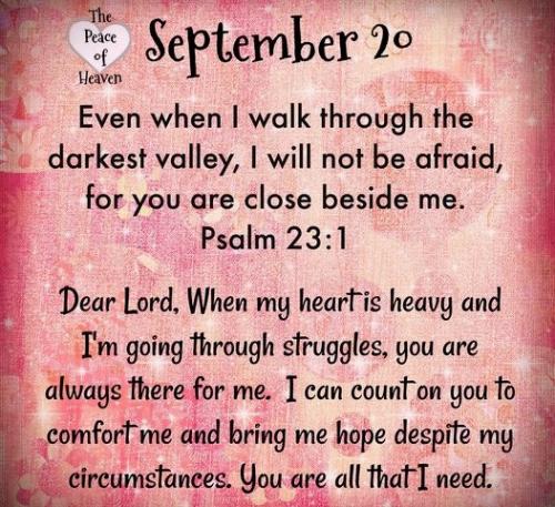 092024 - I will not be afraid; Ps 23-1