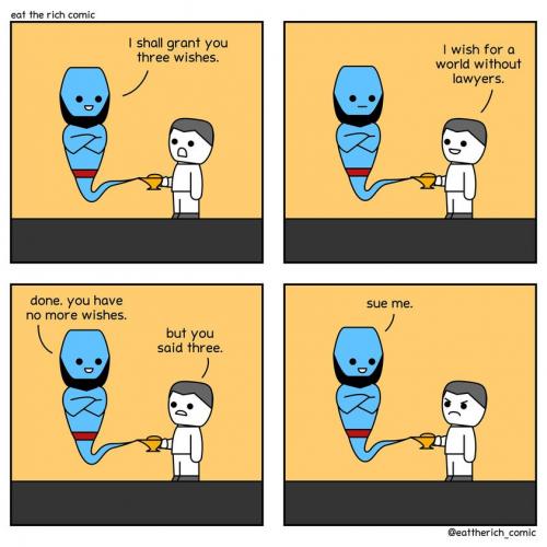 Cartoon - Genie in a bottle