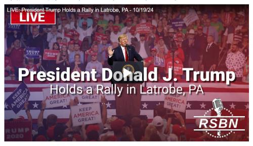 Trump LIVE in LaTrobe PA.940px