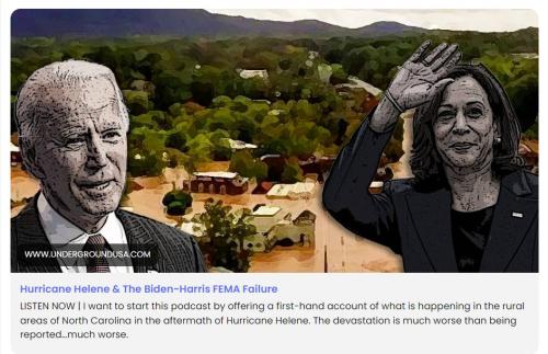 Hurricane Helene Biden failure screenshot